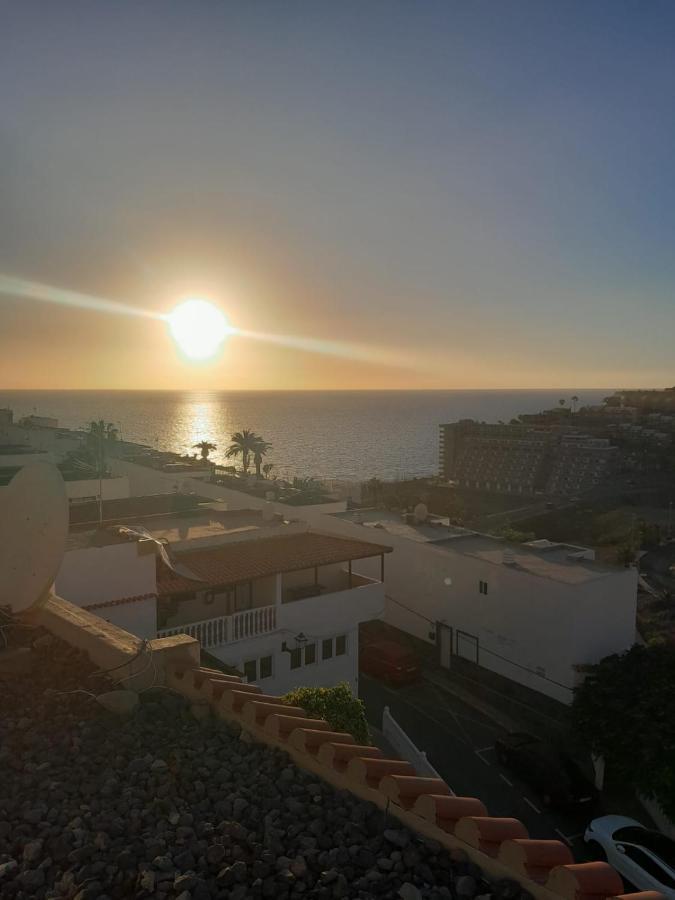Ocean View Sunset Terrace - Near Anfi Del Mar Leilighet Los Caideros Eksteriør bilde